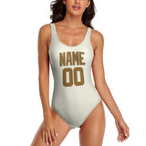 Custom Cream Khaki Swimsuit
