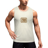 Custom Cream Khaki Men's Tank Top