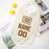 Custom Cream Khaki Pet Vest