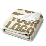 Custom Cream Light Khaki Blanket