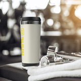 Custom Cream Light Yellow Stainless Steel Water Cup