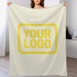 Custom Cream Light Yellow Blanket