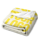 Custom Cream Light Yellow Blanket