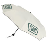 Custom Cream Blue Green Automatic Umbrella