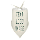 Custom Cream Blue Green Pet Scarf