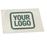 Custom Cream Blue Green Flag