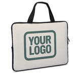 Custom Cream Blue Green Laptop Bag
