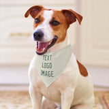 Custom Cream Blue Green Pet Scarf