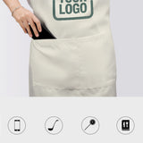 Custom Cream Blue Green Apron
