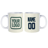 Custom Cream Blue Mug