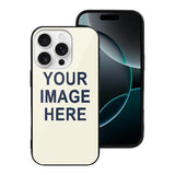Custom Cream Blue Phone Case