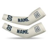 Custom Cream Blue Arm Sleeve