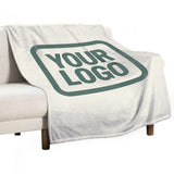 Custom Cream Blue Green Blanket
