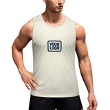 Custom Cream Blue Men's Tank Top
