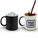 Custom Cream Blue Magic Mug