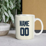 Custom Cream Blue Mug