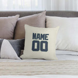 Custom Cream Blue Pillowcase