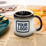 Custom Cream Blue Magic Mug