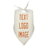 Custom Cream Orange Pet Scarf