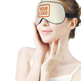 Custom Cream Orange Sleep Mask