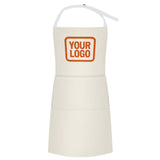 Custom Cream Orange Apron