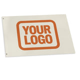Custom Cream Orange Flag