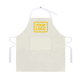 Custom Cream Gold Apron