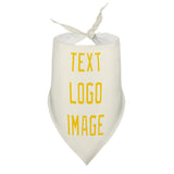 Custom Cream Gold Pet Scarf