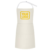 Custom Cream Gold Apron