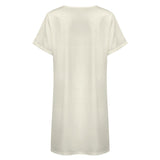 Custom Cream Gold Nachthemd