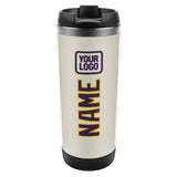 Custom Cream Purple Stainless Steel Water Cup