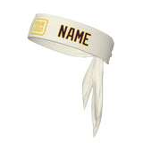 Custom Cream Purple Headband