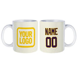 Custom Cream Purple Mug