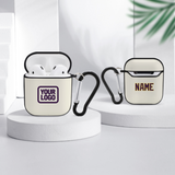 Custom Cream Purple AirPods Case