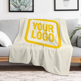 Custom Cream Gold Blanket
