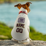 Custom Cream Purple Pet Vest