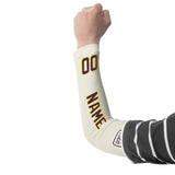 Custom Cream Purple Arm Sleeve