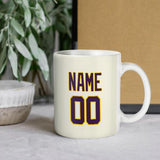 Custom Cream Purple Mug