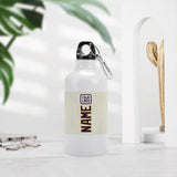 Custom Cream Purple Sports Bottle