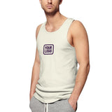 Custom Cream Purple Men's Tank Top