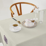 Custom Cream Gold Square Table Cloth