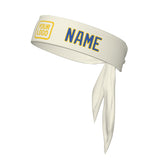 Custom Cream Sky Blue Headband