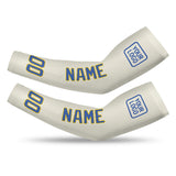 Custom Cream Sky Blue Arm Sleeve