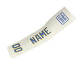 Custom Cream Sky Blue Arm Sleeve