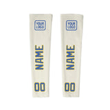 Custom Cream Sky Blue Arm Sleeve