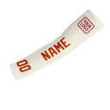 Custom Cream Red Arm Sleeve