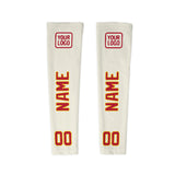Custom Cream Red Arm Sleeve