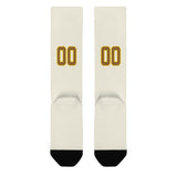 Custom Cream Khaki Knee-High Sock