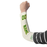 Custom Cream Emerald Green Arm Sleeve