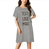 Custom Gray Brown Nachthemd